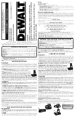 Preview for 1 page of DeWalt DCA1820 Instruction Manual