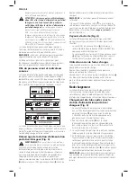 Preview for 20 page of DeWalt DCB1800 Instruction Manual