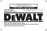 Preview for 1 page of DeWalt DCB412 Instruction Manual