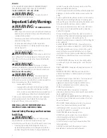 Preview for 4 page of DeWalt DCBL770 Instruction Manual