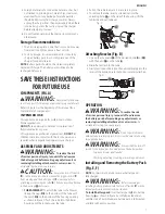 Preview for 9 page of DeWalt DCBL770 Instruction Manual