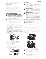 Preview for 19 page of DeWalt DCBL770 Instruction Manual