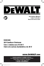 DeWalt DCCS620 Instruction Manual preview