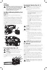 Preview for 14 page of DeWalt DCCS620 Instruction Manual