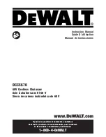 DeWalt DCCS670 Instruction Manual preview