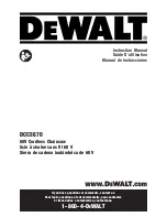 DeWalt DCCS670 Instruction Manual предпросмотр