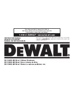 DeWalt DCCS690 Instruction Manual preview