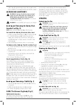 Preview for 31 page of DeWalt DCD240 Original Instructions Manual