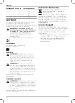 Preview for 52 page of DeWalt DCD240 Original Instructions Manual