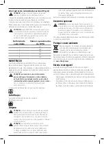 Предварительный просмотр 91 страницы DeWalt DCD240 Original Instructions Manual