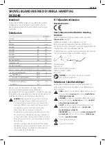 Предварительный просмотр 101 страницы DeWalt DCD240 Original Instructions Manual