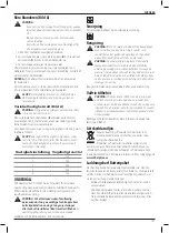 Предварительный просмотр 109 страницы DeWalt DCD240 Original Instructions Manual