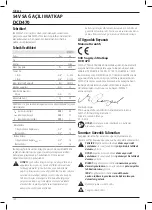 Предварительный просмотр 132 страницы DeWalt DCD470 Original Instructions Manual