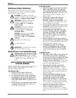 Предварительный просмотр 6 страницы DeWalt DCD700 Original Instructions Manual