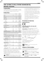 Preview for 5 page of DeWalt DCD706D2-QW Original Instructions Manual