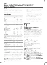 Preview for 28 page of DeWalt DCD706D2-QW Original Instructions Manual