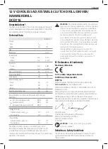 Предварительный просмотр 27 страницы DeWalt DCD716 Original Instructions Manual