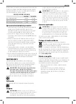 Предварительный просмотр 47 страницы DeWalt DCD716 Original Instructions Manual