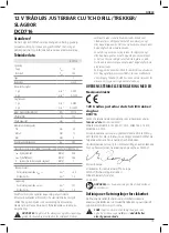 Предварительный просмотр 81 страницы DeWalt DCD716 Original Instructions Manual