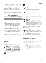 Предварительный просмотр 121 страницы DeWalt DCD716 Original Instructions Manual