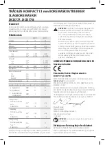 Preview for 85 page of DeWalt DCD777 Manual