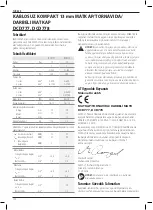 Preview for 126 page of DeWalt DCD777 Manual