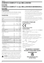 Предварительный просмотр 28 страницы DeWalt DCD780 Original Instructions Manual