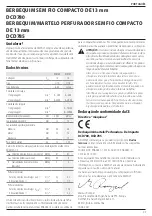 Предварительный просмотр 97 страницы DeWalt DCD780 Original Instructions Manual