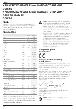 Предварительный просмотр 130 страницы DeWalt DCD780 Original Instructions Manual