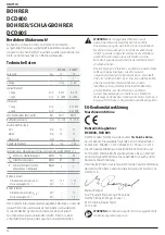 Предварительный просмотр 16 страницы DeWalt DCD805NT Original Instructions Manual