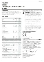 Предварительный просмотр 41 страницы DeWalt DCD805NT Original Instructions Manual