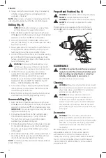 Предварительный просмотр 14 страницы DeWalt DCD996B Instruction Manual