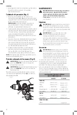 Предварительный просмотр 44 страницы DeWalt DCD996B Instruction Manual