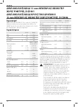 Предварительный просмотр 144 страницы DeWalt DCD996NT Original Instructions Manual