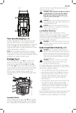 Preview for 11 page of DeWalt DCD998 Instruction Manual