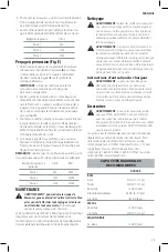 Preview for 27 page of DeWalt DCD998 Instruction Manual