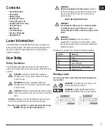 Preview for 7 page of DeWalt DCE0825G Manual