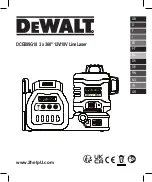 Preview for 1 page of DeWalt DCE089D1G18 Manual