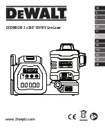 DeWalt DCE089G18 Manual preview