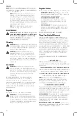 Preview for 12 page of DeWalt DCE155 Instruction Manual