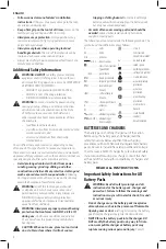 Preview for 6 page of DeWalt DCE350 Instruction Manual