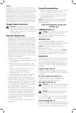 Preview for 10 page of DeWalt DCE350 Instruction Manual