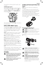 Preview for 11 page of DeWalt DCE350 Instruction Manual