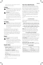 Preview for 13 page of DeWalt DCE350 Instruction Manual