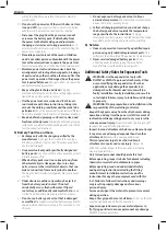 Preview for 30 page of DeWalt DCE400 Original Instructions Manual