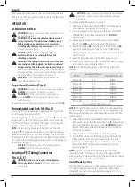 Preview for 36 page of DeWalt DCE400 Original Instructions Manual