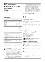 Preview for 50 page of DeWalt DCE400 Original Instructions Manual