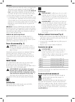 Preview for 60 page of DeWalt DCE400 Original Instructions Manual