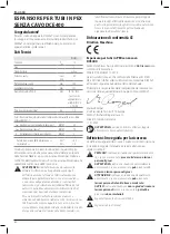 Preview for 62 page of DeWalt DCE400 Original Instructions Manual