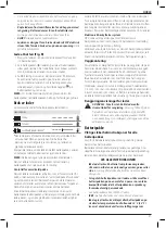 Preview for 89 page of DeWalt DCE400 Original Instructions Manual